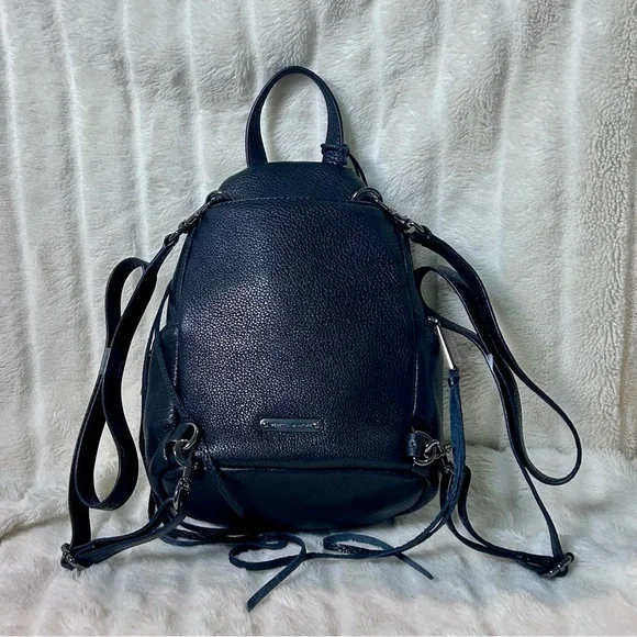 Rebecca Minkoff Julian Mini Convertible Backpack adjustable straps Black NWT - Picture 5 of 16